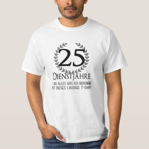 T-shirt Entreprise 25 ans Anniversaire Entreprise Employé