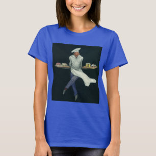T-shirt Entreprise alimentaire vintage, boulanger avec des