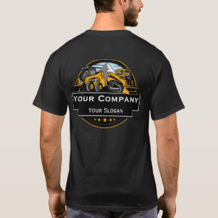 T-shirt Entreprise de Construction de Matériel Lourd Profe