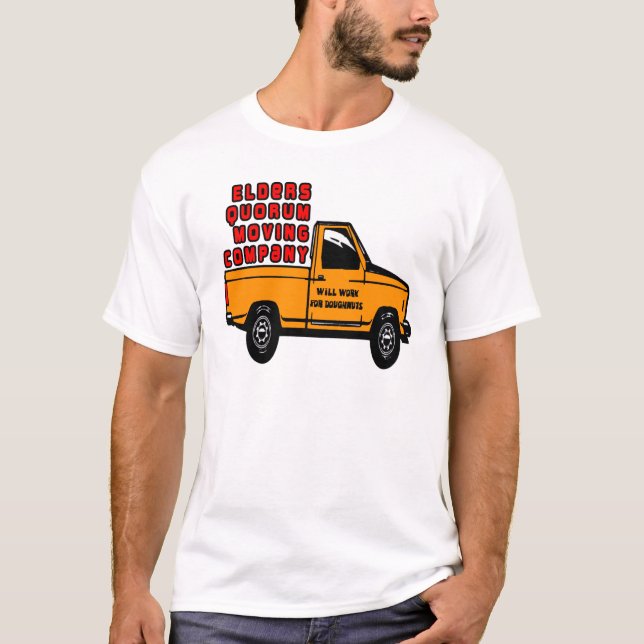 T-shirt Entreprise de déménagement de quorum d'aînés (Devant)