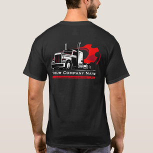 T-shirt Entreprise de Transport de Camions Professionnels 