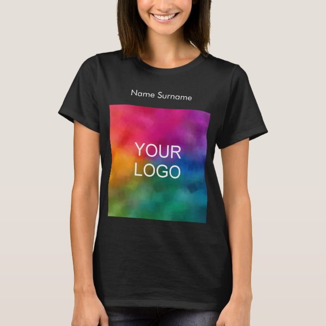 T-shirt Entreprise Petites entreprises Votre propre logo V (Devant)