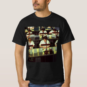 T-shirt Entreprise Vintage, Ouvrières de la chaîne de mont