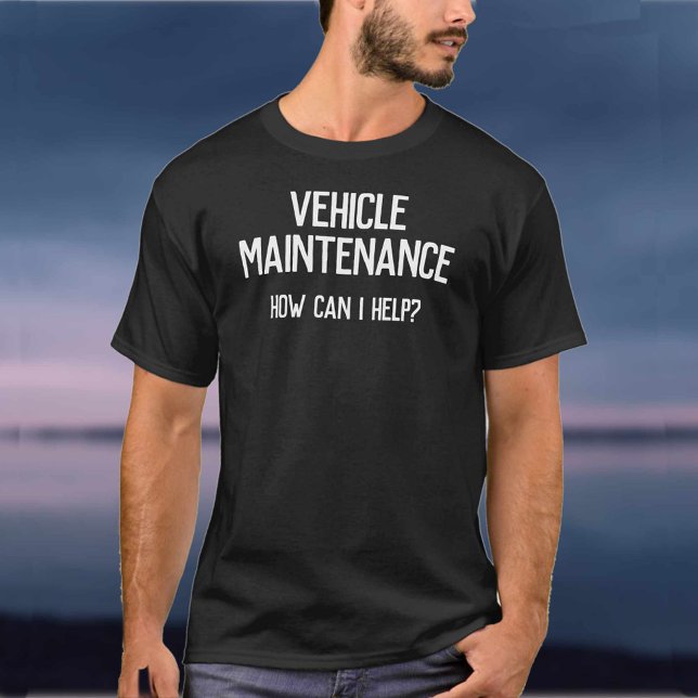 T-shirt Entreprises Entreprises d'entretien des véhicules  (Créateur téléchargé)