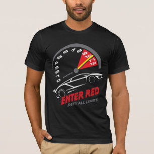 T-shirt « Entrer dans le rouge » (Style 2) 