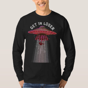 T-shirt Entrer Dans Loser En Cas D'Enlèvement Alien Extrat