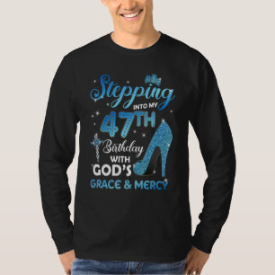 T-shirt Entrer dans mon 47e anniversaire avec la grâce de