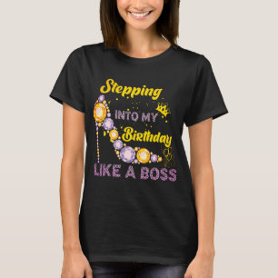 T-shirt Entrer dans mon anniversaire comme un patron