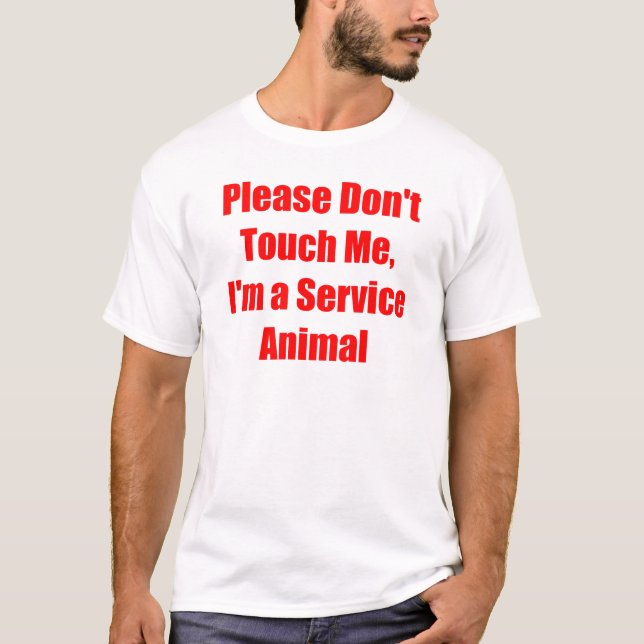 T-shirt Entretenez l'animal (Devant)