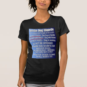 T-shirt Entretenez l'étiquette de chien