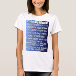 T-shirt Entretenez l'étiquette de chien - conception avant