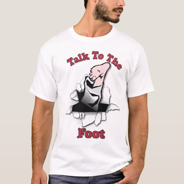 T-shirt entretien au pied (Devant)