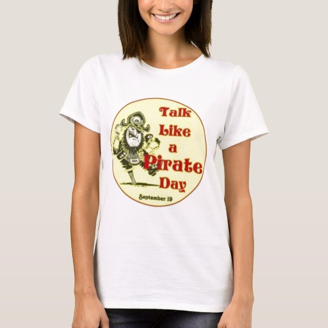 T-shirt Entretien comme un jour de pirate (Devant)