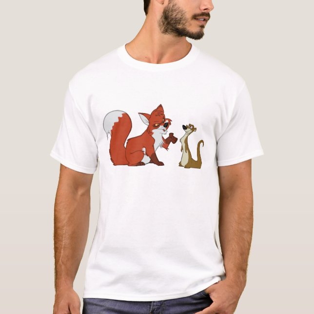 T-shirt Entretien de Fox et de belette (Devant)