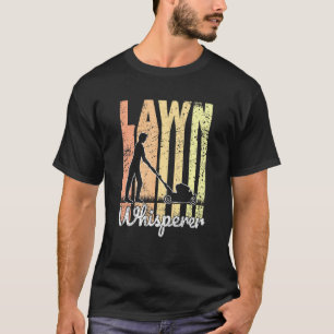 T-shirt Entretien de pelouse rétro pour homme pour un jard