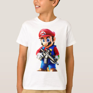 T-shirt "Entrez dans la fraîcheur rétro avec notre White M