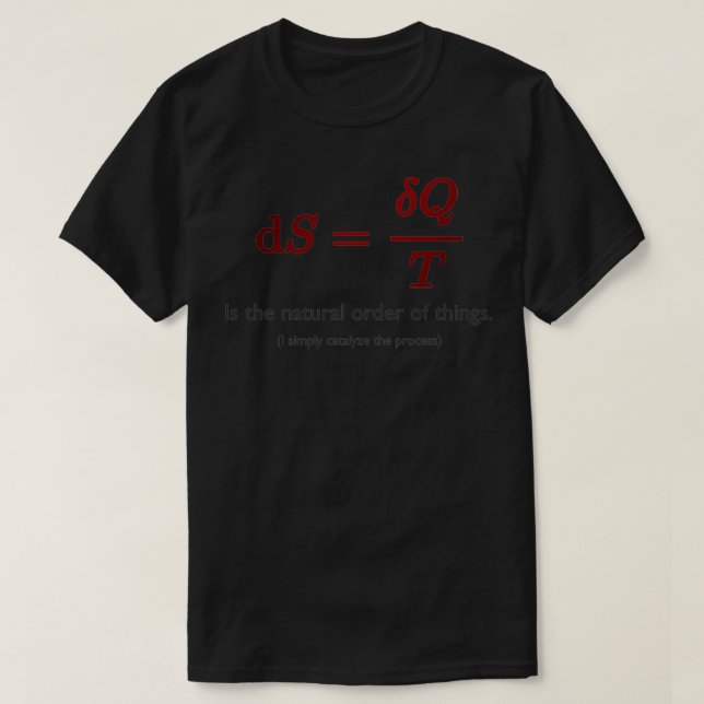 T-shirt Entropie 1 (Design devant)