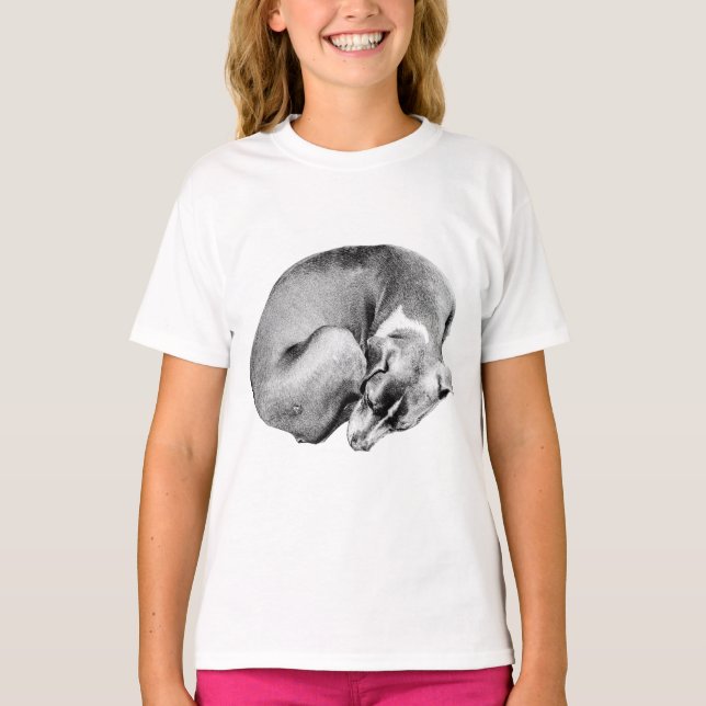 T-shirt Enveloppé dans le repos (Devant)