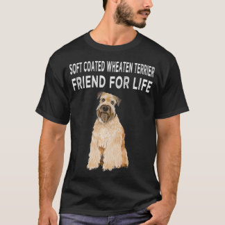 T-shirt Enveloppé Doux Feu Terrier Ami Pour Vie Chien Fr