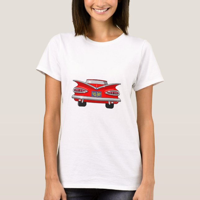 T-shirt Envie 1959 de passage d'impala de Chevrolet Chevy (Devant)