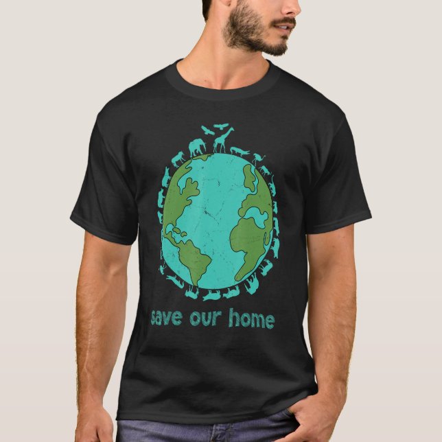 T-shirt Environmental Awareness Quotes (Devant)