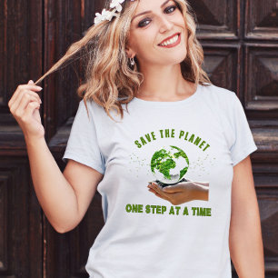 T-shirt Environnement Durabilité "Sauvez la planète"