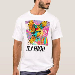 T-shirt Envolez-vous : Une Explosion de Couleurs !