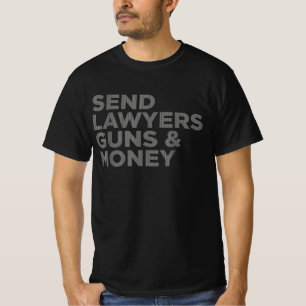 T-shirt Envoyer de l'argent aux avocats