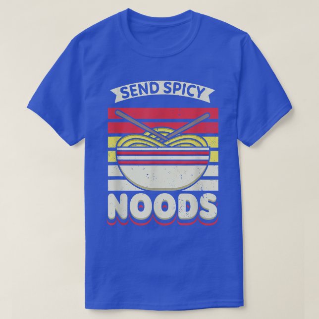 T-shirt Envoyer Des Noeuds Spicey Rétro Artwork Pour Un No (Design devant)