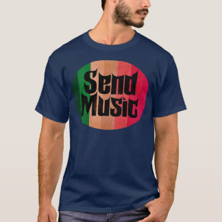 T-shirt Envoyer la musique Vintage