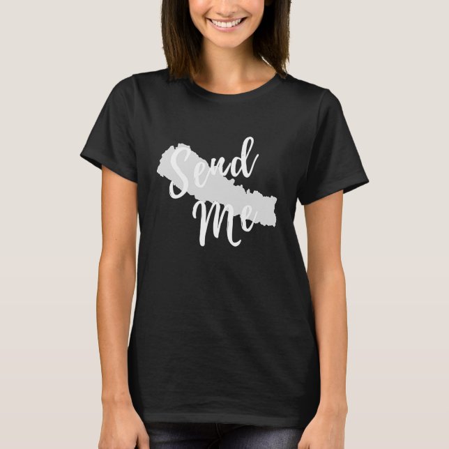 T-shirt Envoyer Népal Mission Voyage Ministère des Voyages (Devant)