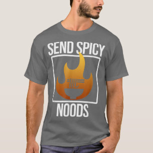T-shirt Envoyer Noods épicées Anime Kawaii Ramen Noodles L