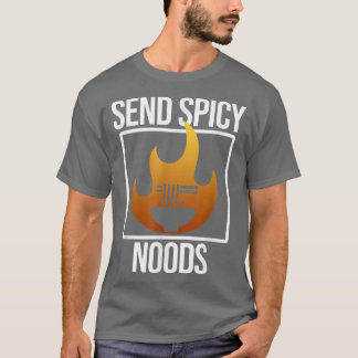 T-shirt Envoyer Noods épicées Anime Kawaii Ramen Noodles L
