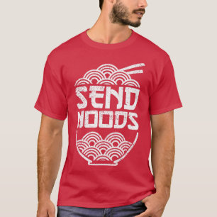 T-shirt Envoyer Noods Funny Distressed Ramen Noodles Bowl 