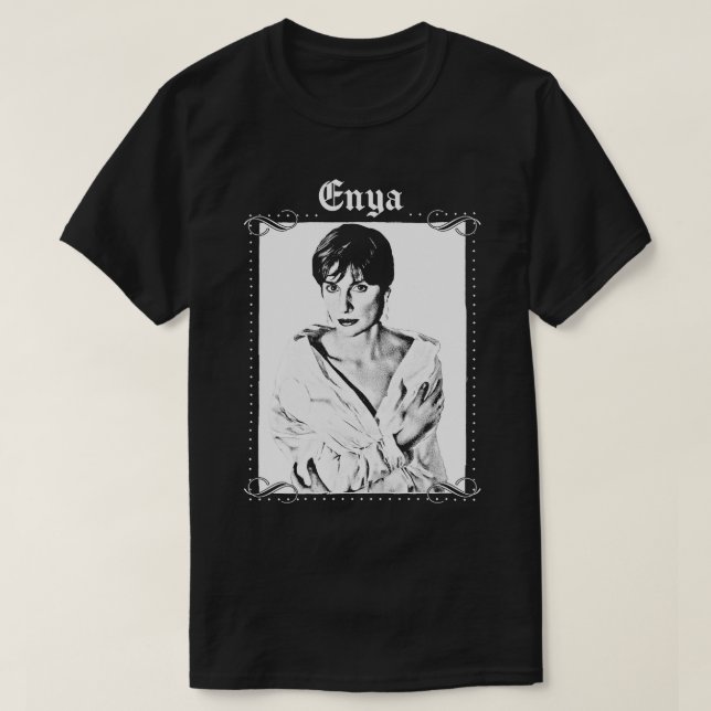 T-shirt Enya Retro Design esthétique (Design devant)