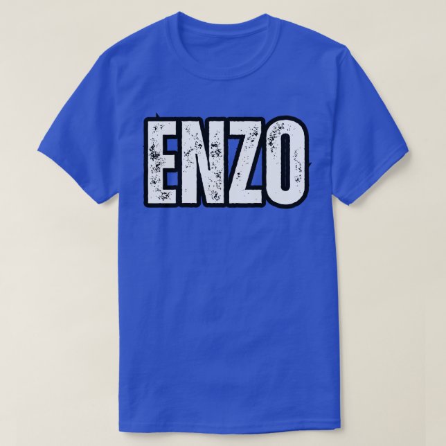 T-shirt Enzo Nom Cadeau Anniversaire de vacances (Design devant)