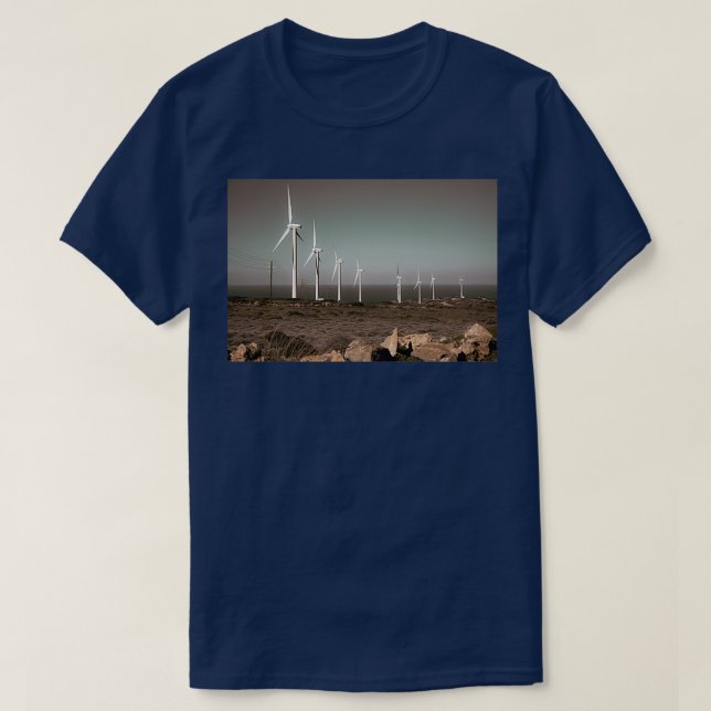 T-shirt éoliennes (Design devant)