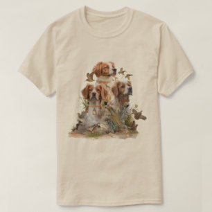 T-shirt Épagneul breton, Passion pour les oiseaux