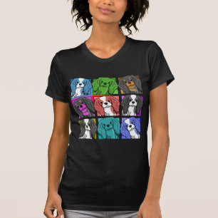 T-shirt Épagneul cavalier du Roi Charles d'art de bruit
