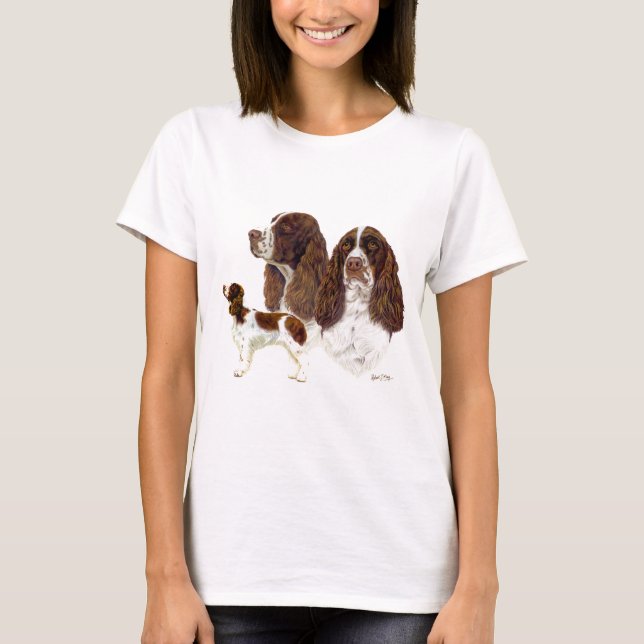 T-shirt Épagneul de springer anglais (Devant)
