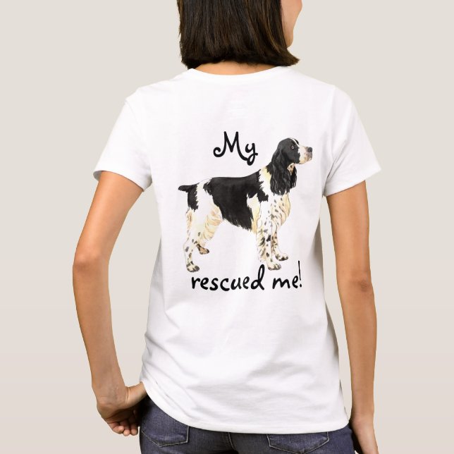 T-shirt Épagneul de springer anglais de délivrance (Dos)