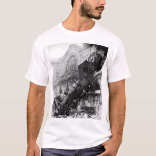 T-shirt Épave ferroviaire à Montparnasse, 1895