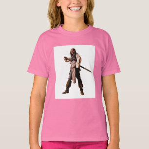 T-shirt Épée de dessin du capitaine jack sparrow