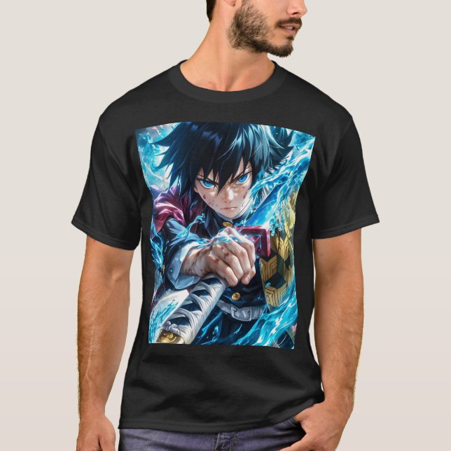 T-shirt Épée de manga (Devant)