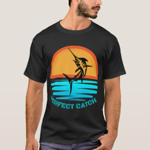 T-shirt Épée de pêche de base espadon design