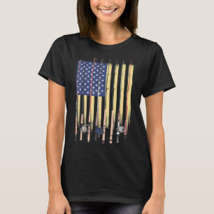 T-shirt Épée de pêche Thonier Drapeau Américain Pour Le Ba