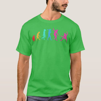 T-shirt Épée de sport drôle Évolution de l'escrimeur Escri
