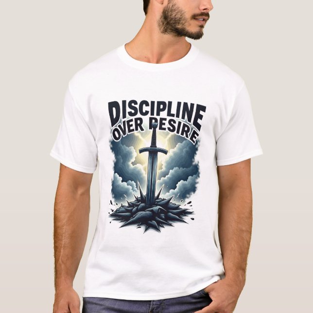 T-shirt Epée & Tempête Tee - "Discipline sur le désir" War (Devant)