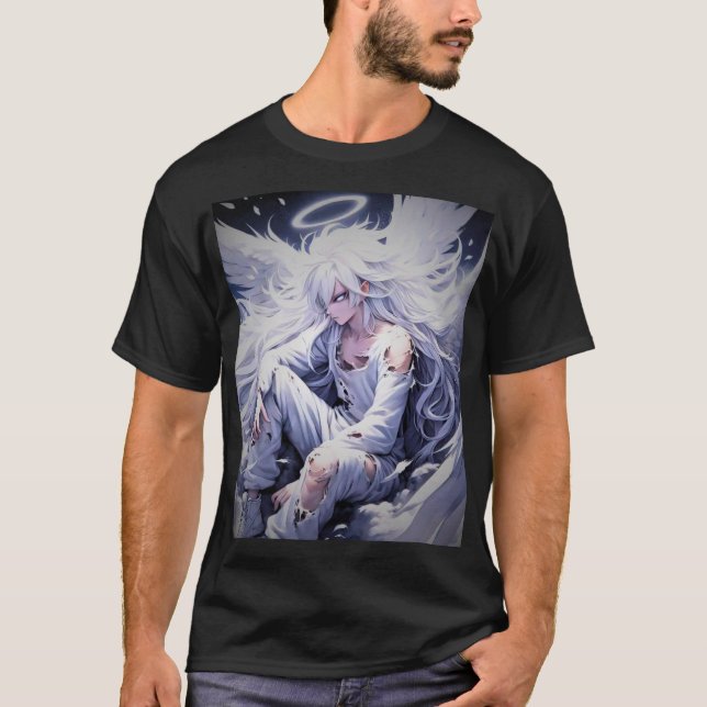 T-shirt "Epic Anime Art : Signature Print Tee" (Devant)
