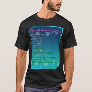 T-shirt Épic Hardcore Jeux Stats